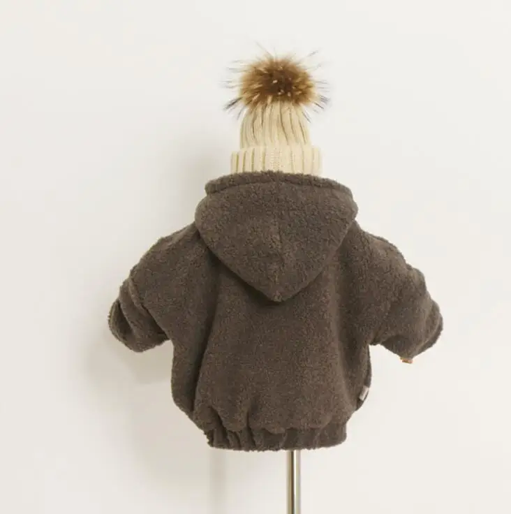 Korea style girls boys thicken t-shirt cotton fleece full sleeve fashion autumn winter kids sweatshirt 3-8t HH532