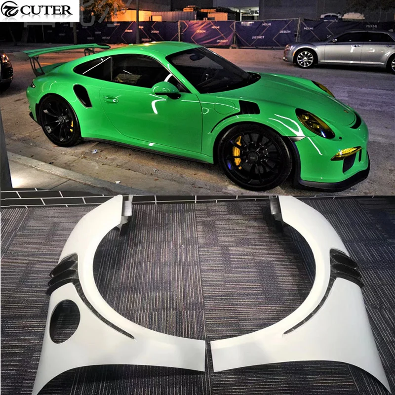 91199799119912CarbonFiberFrpGt3RsStyleFrontSideFenders