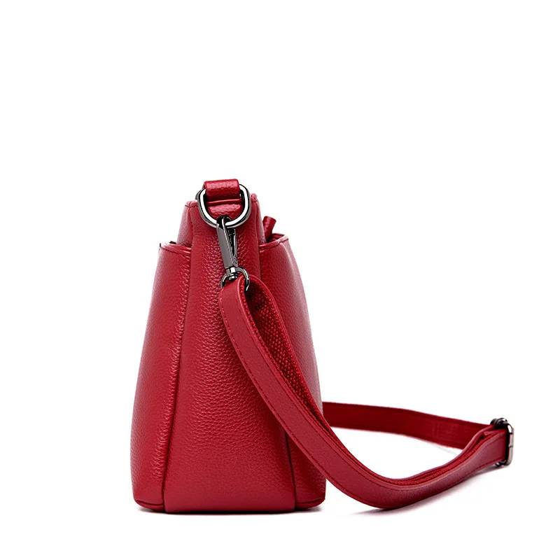 

Fashion New Style WOMEN'S Bag Chain Shoulder V Bag Korean-style Versatile Casual Middle-aged Square Sling Bag Multi-Purpose Back