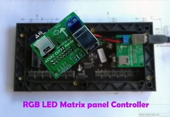 

AZSMZ ESP32 RGB LED (HUB 75 type) Matrix panel controler utilising I2S DMA Arduino open source github