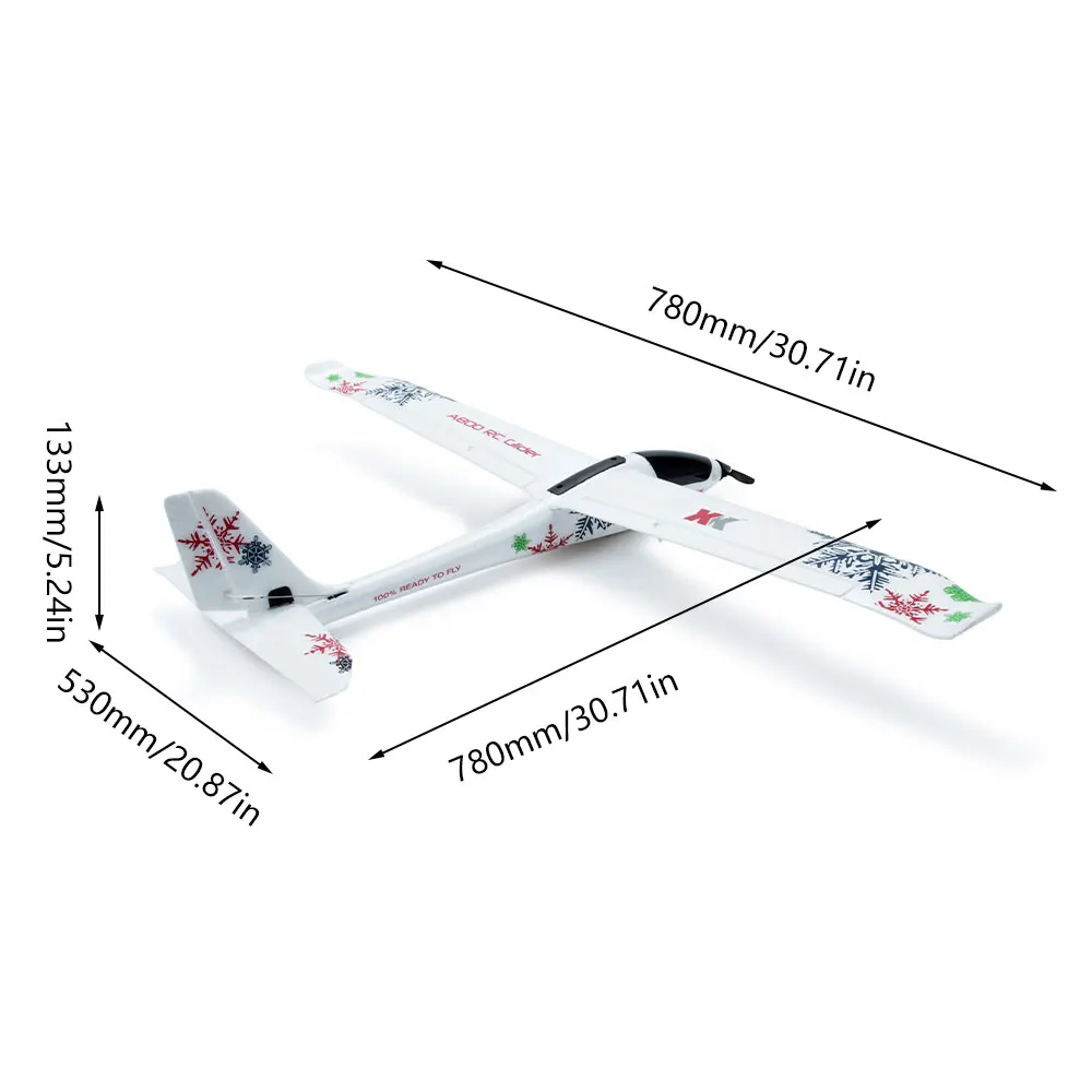 XK A800 RC AirPlane, Use high-performance motor, power gluten, long life, high efficiency and longer flight