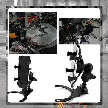 

For KAWASAKI EX650 Ninja650 NINJA 650 2006-2016 ER-6N ER-6F ER6N ER6F Motorcycle GPS Navigation Frame Mobile Phone Mount Bracket