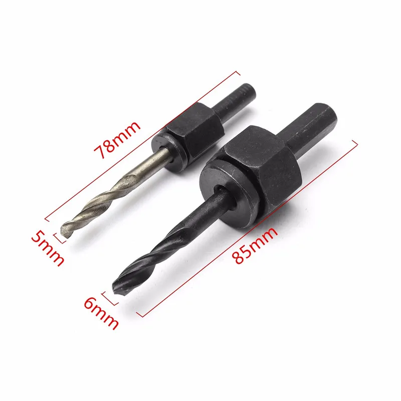 13pcs Hard Alloy Hole Opener Hole Saw Cutting Set Woodworking Core Drill Bit 19-127mm Metal Drilling Cutter