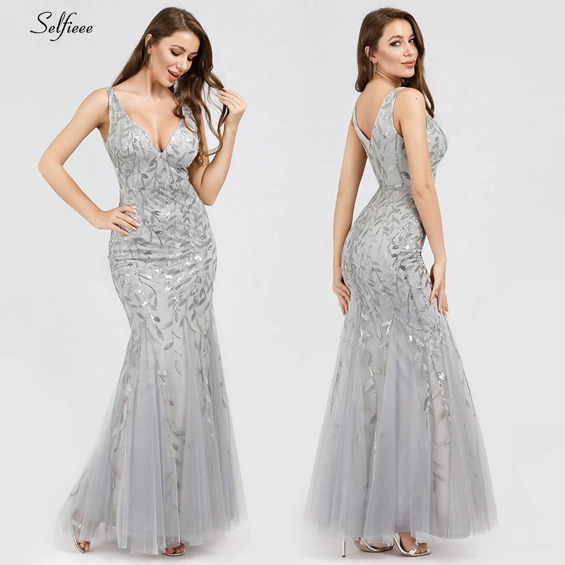 Элегантное облегающее женское платье, расшитое блестками, с круглым вырезом, с коротким рукавом, из тюля, женские сексуальные макси платья, вечерние платья, Vestidos De Fiesta