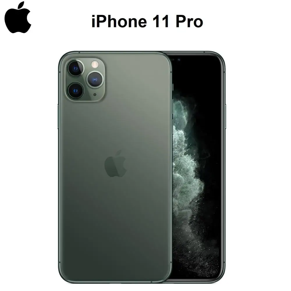 Оригинальный Смартфон Apple iPhone 11 Pro/Pro Max разблокированная Тройная камера 5 8/6 дюйма