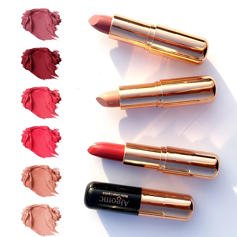 

Pumpkin Eat Earthy Red Matte Lipstick Waterproof Makeup Does Not Remove Makeup Long Lasting Faded Matte Lipstick Moisturizer