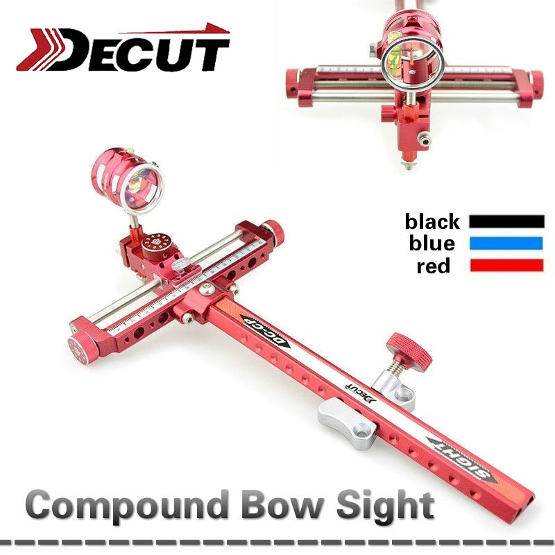

Archery Aluminum Alloy Compound Bow Sight Bracket+Scope Sight Original 4x 6x 8x Power Lens For Shooting Training Accessories