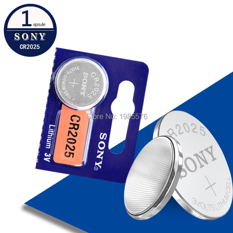 1 шт. для SONY оригинальный бренд новый аккумулятор cr2025 3v кнопочные батареи монет