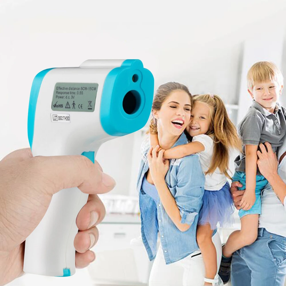 

LCD Digital IR Infrared Forehead Thermometer Gun Fever Temperature Measurement Baby Adult Portable Non-contact Child Handheld