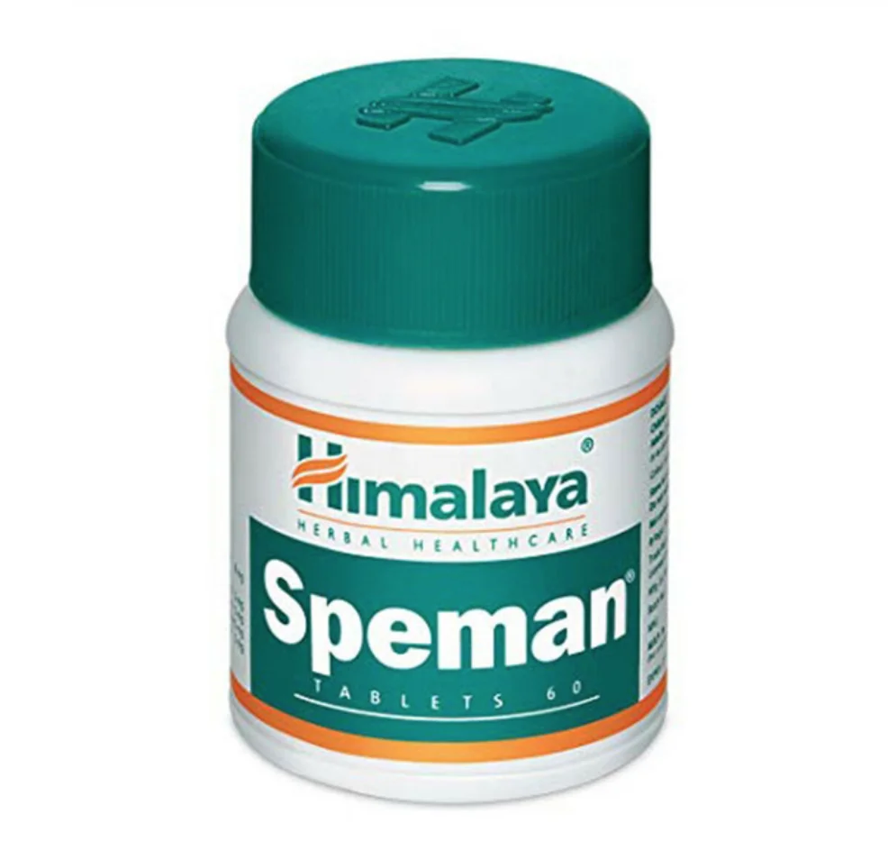 Speman Herbals 60 таб улучшает Мужская фертильность и увеличивает количество сперматозоидов, мужской уход за телом травяные экстракты