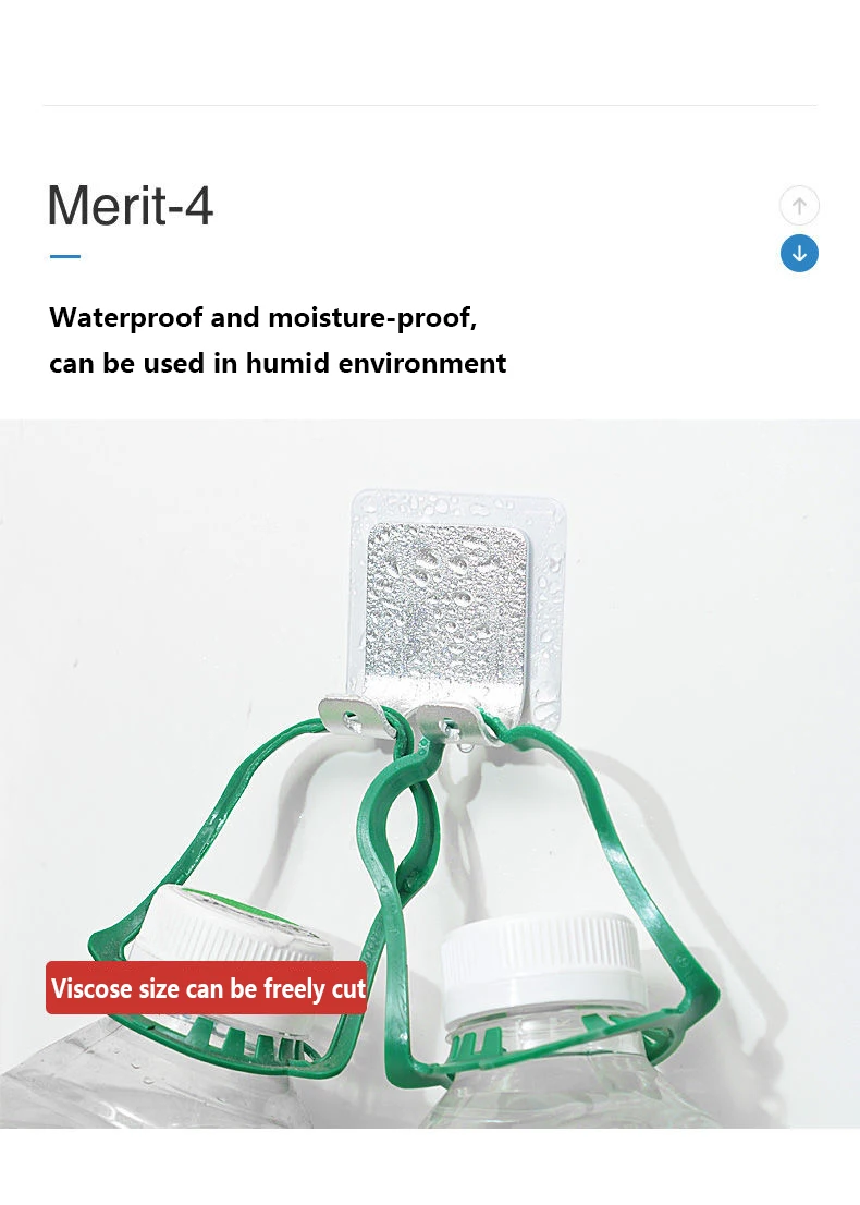 Description Picture 5 of itemTransparent Nano Tape Washable and Reusable Double-sided Adhesive Wall Hooks Hanger Strong Universal Hook Tape for Furniture