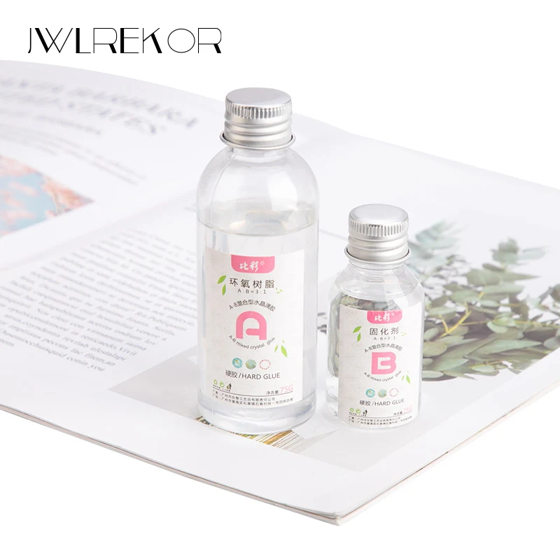 

Jewelry DIY Tools Mini Set 1 Set Ounce Kit Clear Hard Epoxy Resin for Making Jewelry Resin Crafts Painting AB Resin 2: 1 AB Cola