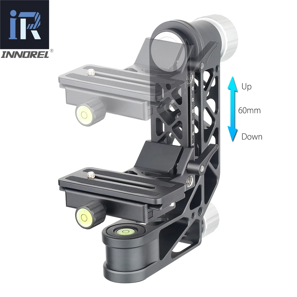 INNOREL CH6 профессиональная сверхмощная панорамная головка из алюминиевого сплава 360 градусов с быстроразъемной пластиной стандарта Arca-Swiss