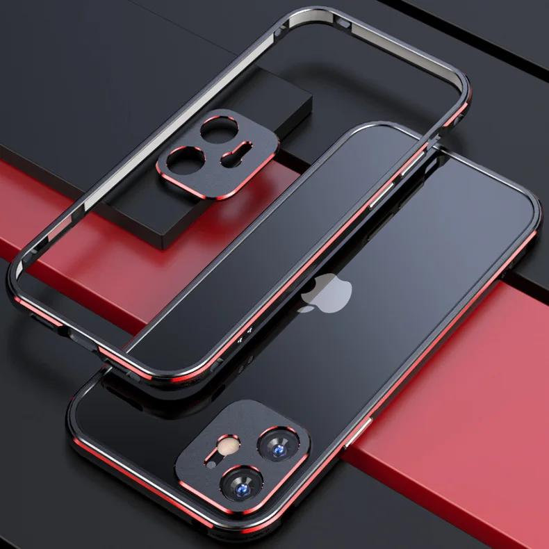 

iPhone12/Pro/Mini Metal Frame Phone Case Aluminum Alloy Protective Frame Thin iphone12 case luxury phone case