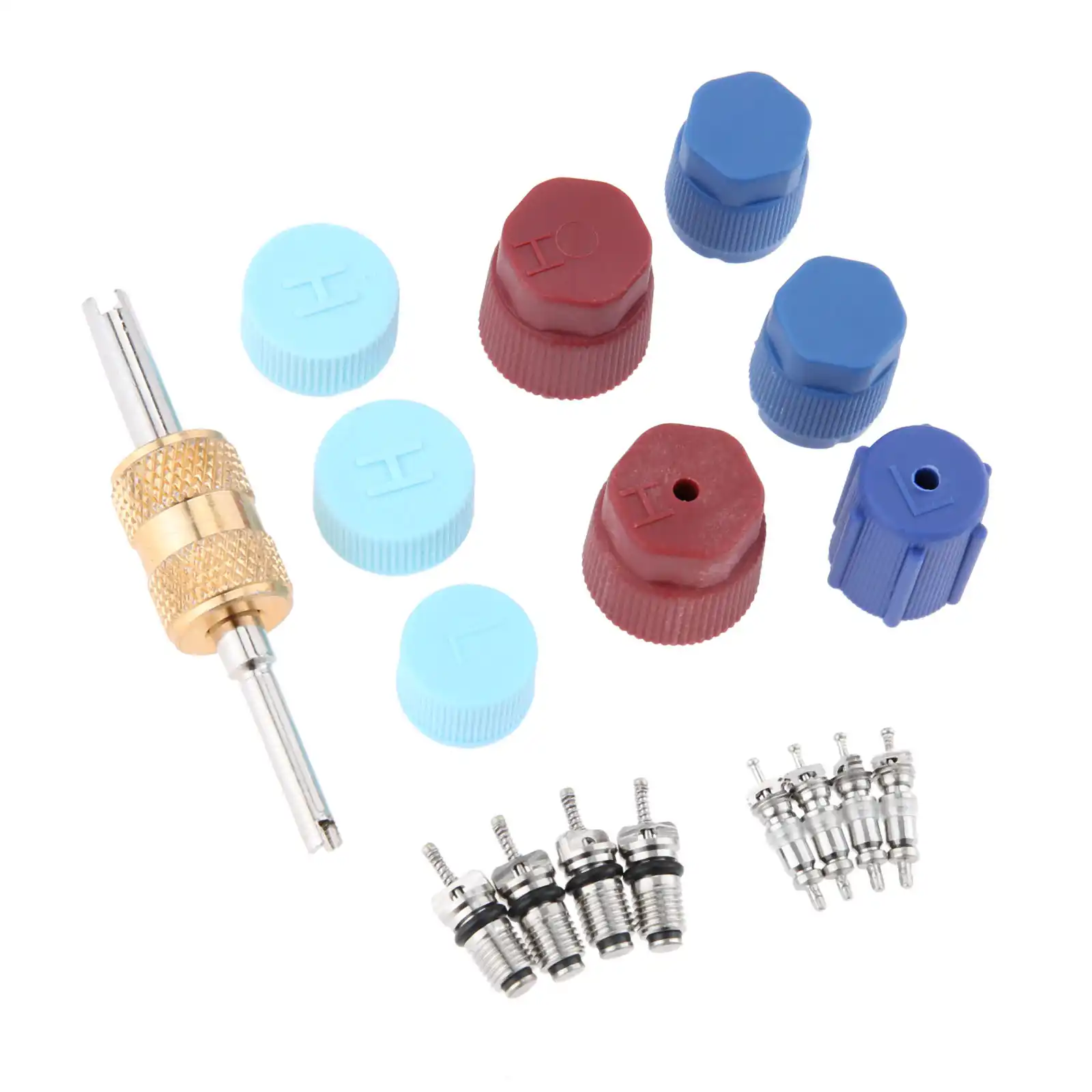 Yetaha 17pcs Car Ac Caps Valve Cores For R134a R12 R22 System Air Conditioning Valve Cores Tool Universal For Nissan Toyota Bmw Air Conditioning Installation Aliexpress Yetaha 17pcs Car Ac Caps Valve Cores For R134a R12 R22 System Air Conditioning Valve Cores Tool Universal For Nissan Toyota Bmw Air Conditioning Installation Aliexpress