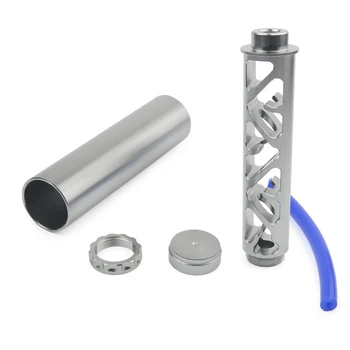 

7075 Aluminum Spiral Car Parts 1/2-28 5/8-24 Single Core Car Fuel Filter For 4003 WIX 24003 Fuel Trap Solvent Filters