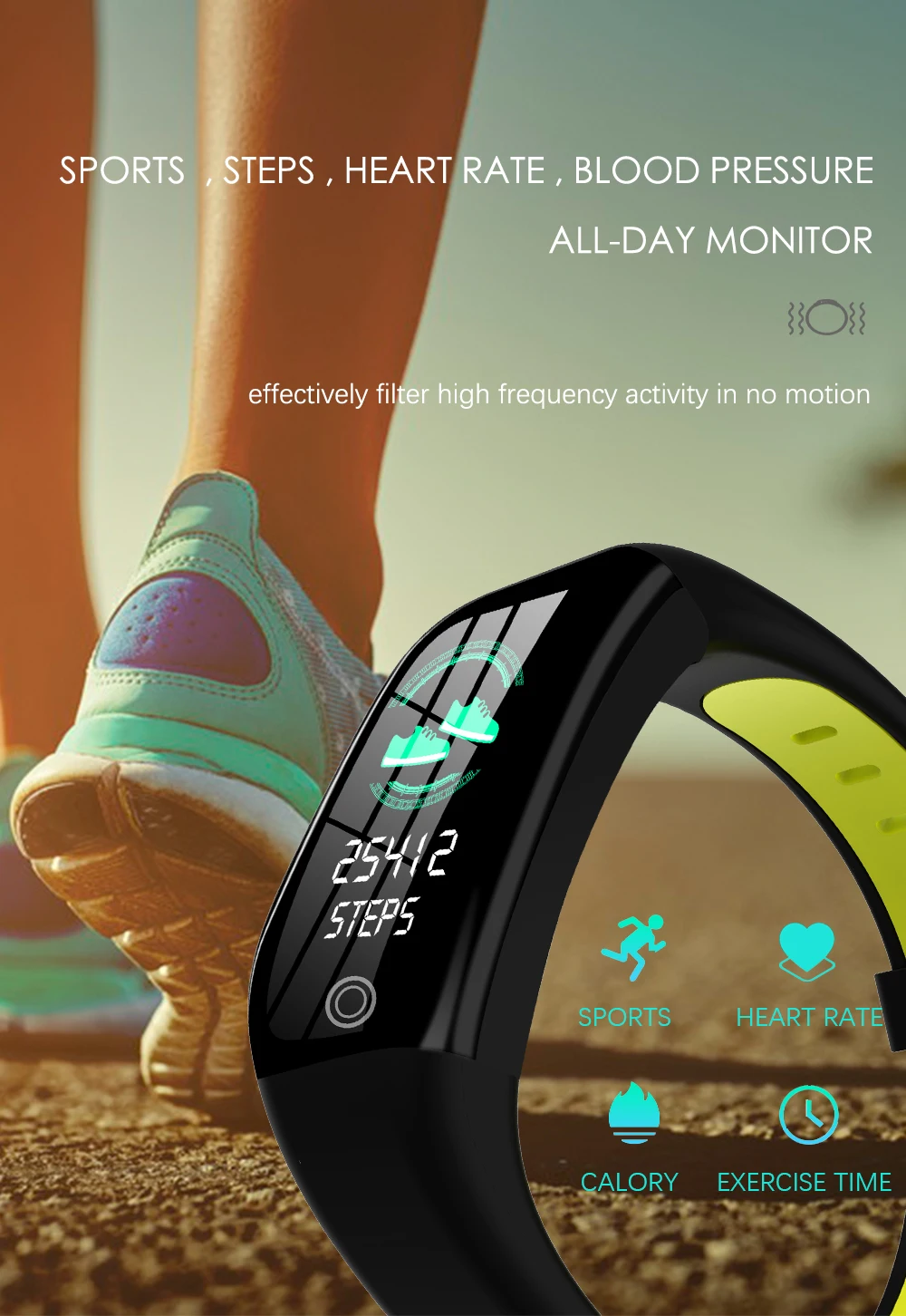 CZJW F21 трекер движения смарт-часы сердечный ритм кровяное давление технология здравоохранения устройство носить умный Браслет фитнес-браслет