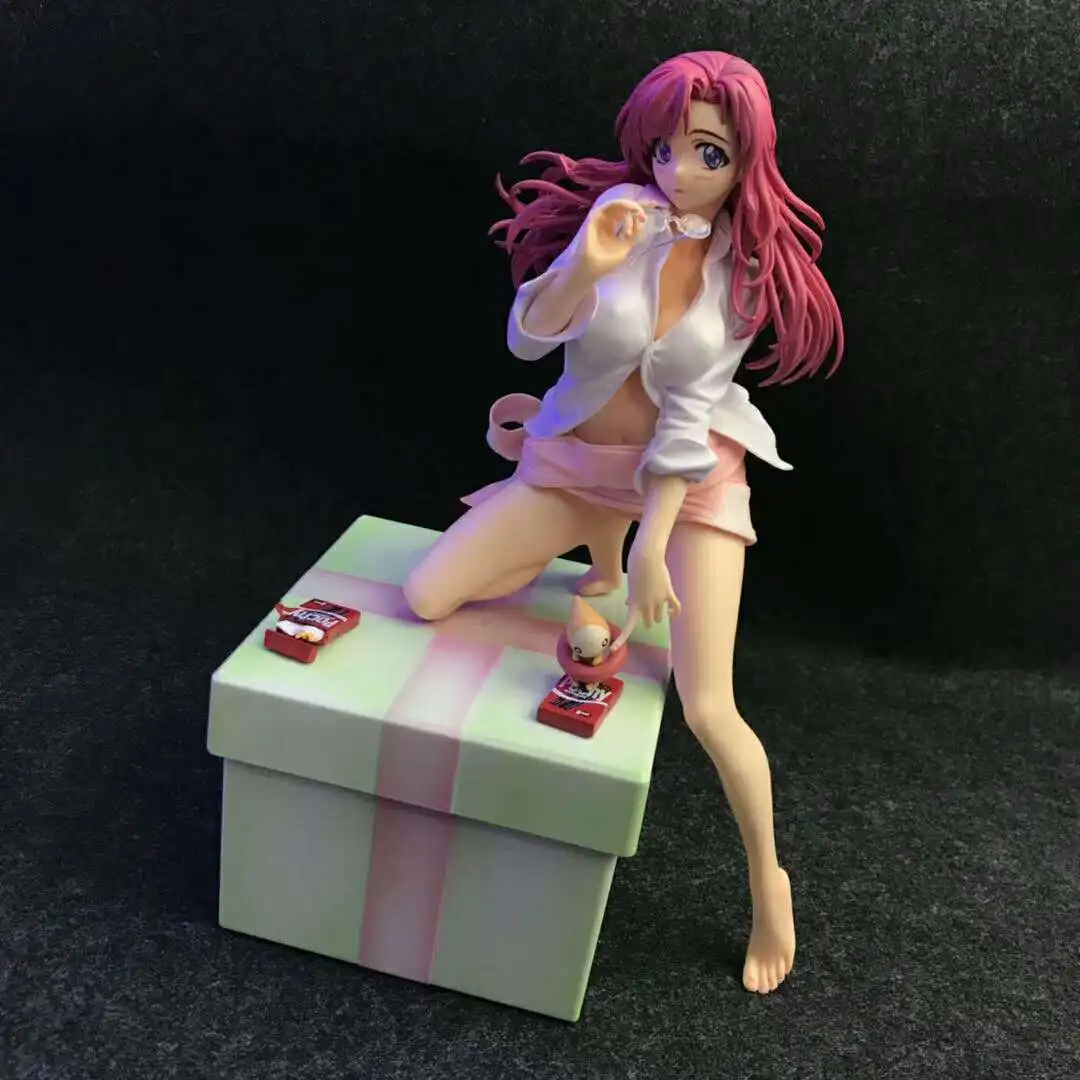 

New 25cm Onegai teacher Mizuho Kazami White Shirt Swimsuit Ver. Model PVC Anime Action Figure Swimwear Bikini Gift Toys lelakaya