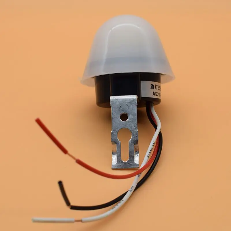 

Automatic Auto On Off Photocell street Light Switch DC AC 220V 50-60Hz 10A Photo Control Photoswitch Sensor Switch