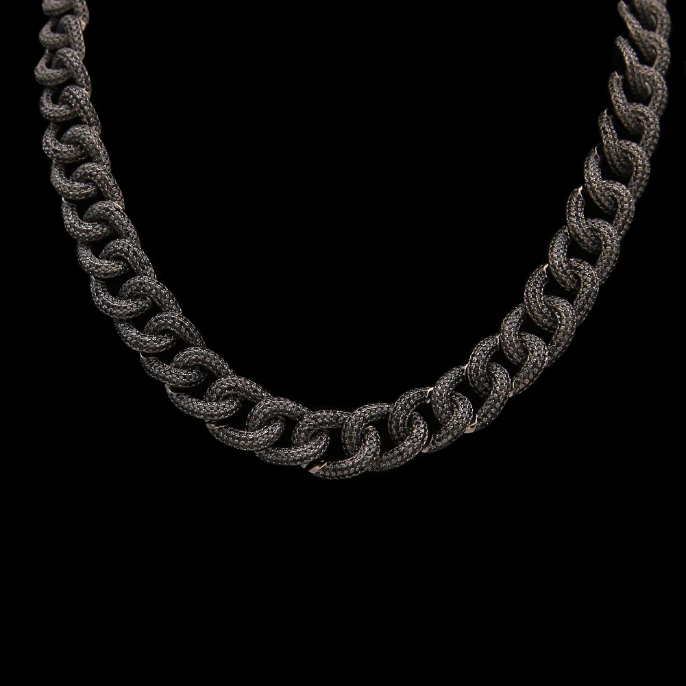 LK хип хоп для мужчин Iced Out кубический циркон Bling Fine 18 20 22 дюймов золотые серебряные ювелирные изделия ожерелье подарок