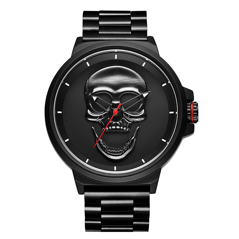 Новинка модный бренд 2020 luxuryfashion stainlesssteel strapfashion рок золотой скелет кварцевые часы
