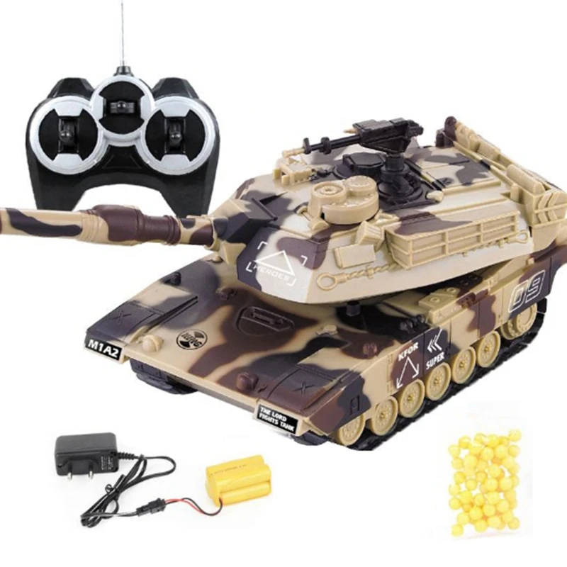 

1:32 Wireless RC Car War Tank Vehicle Main Remote Control Tank Electronic Hobby Boy Toys Crawler Car Gift-EU Plug
