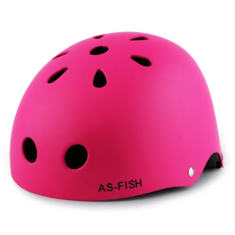 Шлем для катания на роликах прочный защитный шлем ABS для детей взрослых Спорт на открытом воздухе скалолазание Велоспорт Езда Скейтборд баланс автомобиля - Цвет: Розовый