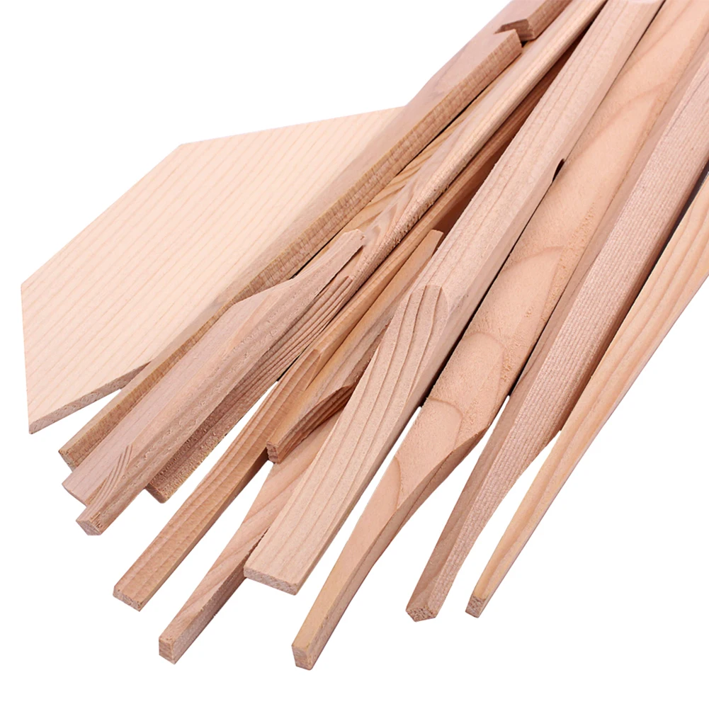 17Pcs Acoustic Folk Guitar Brace Wood Kit Luthier Tool DIY Accessories Parts Guitar Brace Wood Kit Luthier Tool DIY Accessories