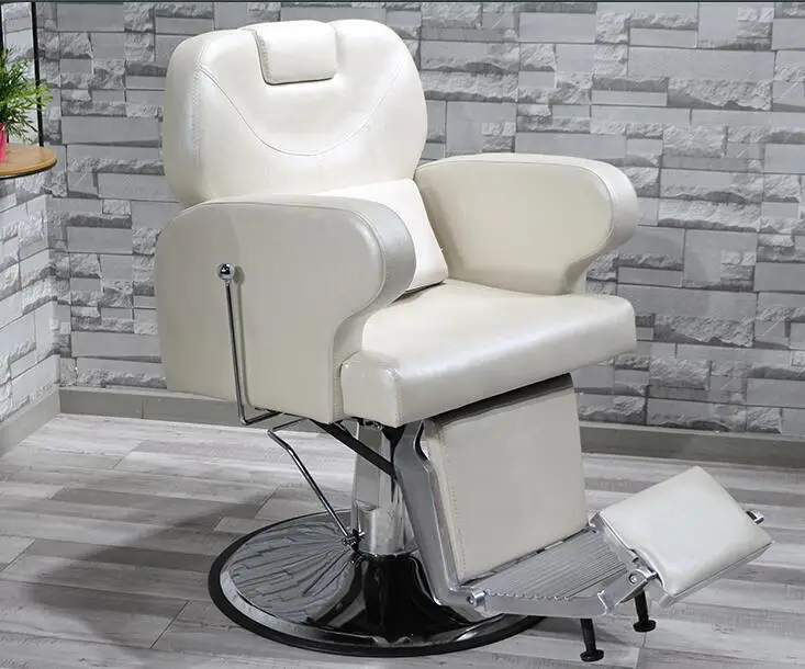 Hairdressing salon chair can be put down the barber chair Shaving physiotherapy beauty salon shop Lifting large chassis ha
