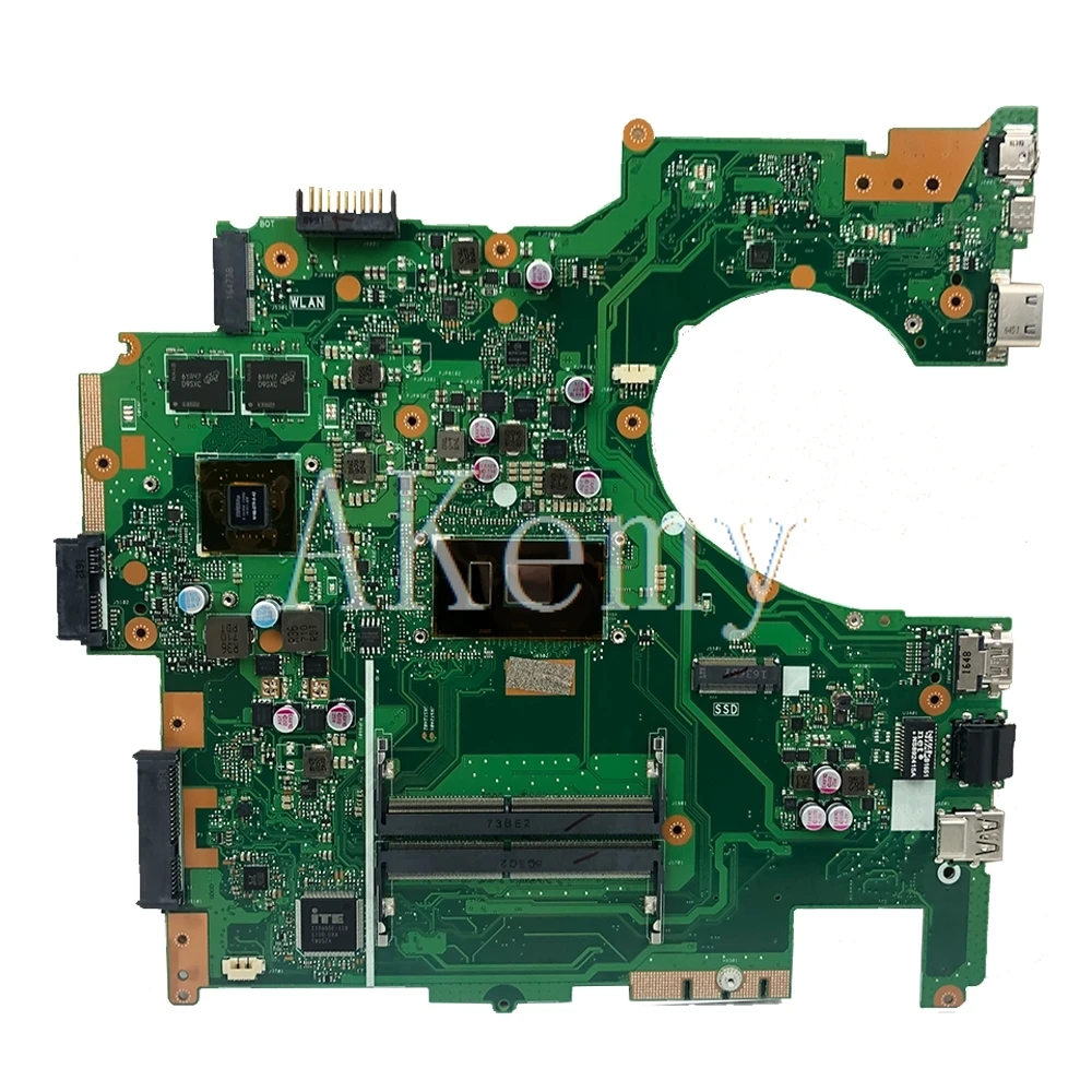 P454UQ Motherboard I7-7500U 940MX For ASUS PRO454UQ P454UQ P4540UQ Laptop motherboard G55VW Mainboa