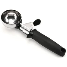 Новая прочная кухонная ложкаа для мороженого Ложка для картофеля из нержавеющей стали Ложка Ручка Фрукты экскаватор кухонные аксессуары