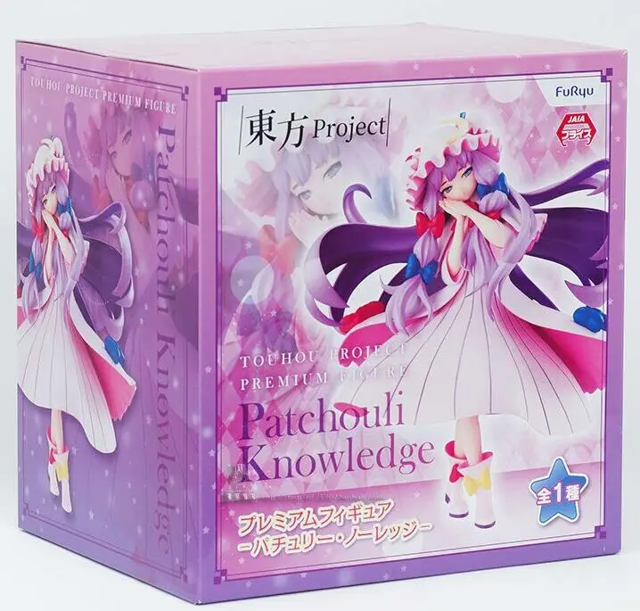

16CM Patchouli Knowledge figure toy TouHou Project statue model