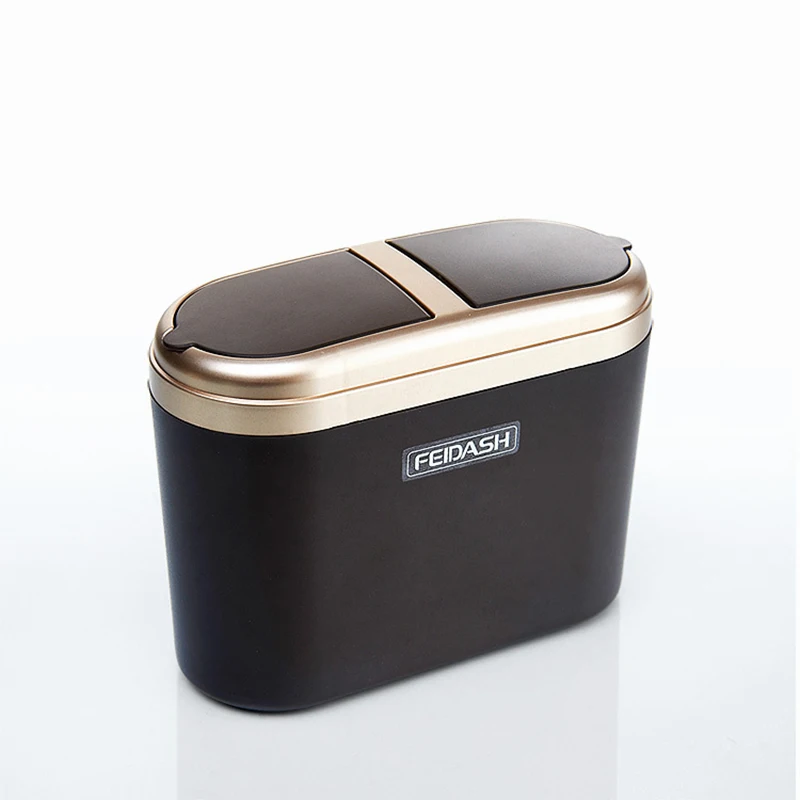 Mini Car Trash Can Home Small Garbage Dust Case Box Car Storage Case Car Trash Bin Car Accessories Office Desktop trash can