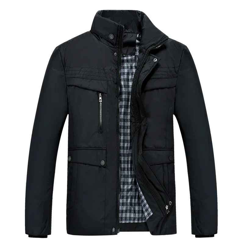 MRMT Брендовое Новое хлопковое пальто мужские куртки утолщенное пальто средней длины для отдыха для мужчин теплая хлопковая куртка одежда