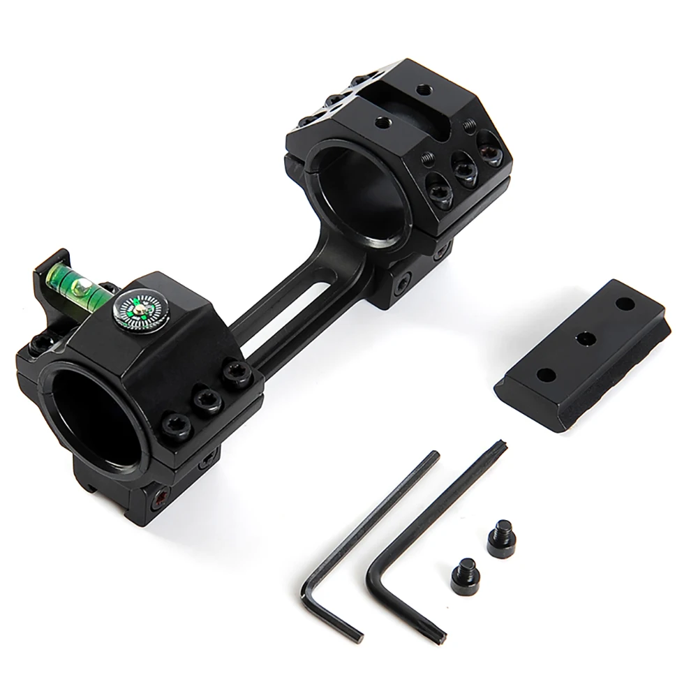 Caça ao ar 5068 com Bússola Adaptador Escopo Montar Espírito Bolha Nível 2 Modelos Opcional Terno 11mm Tecelão Ferroviário Livre 25.4 – 30mm