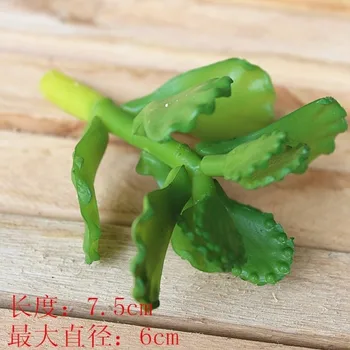

Simulation of Small Green Plants Potted Succulents First Single Plant Decorative Artificial flowers Multi-pulp plant