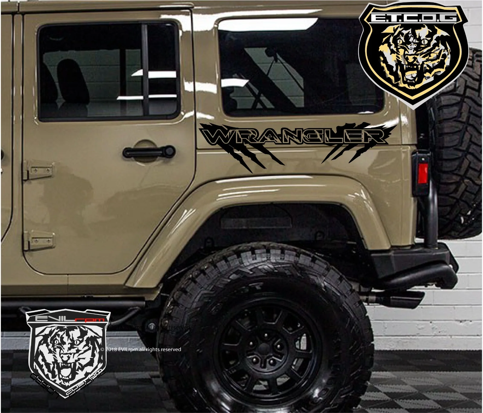 Для боковой виниловой наклейки набор графических наклеек для Jeep Wrangler Rubicon Спорт без ограничений