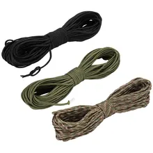 Веревка из полиэстера для кемпинга 31 м парашютные высокопрочные веревки светоотражающий шнур веревки для скалолазания нейлоновая веревка для кемпинга брезентовые веревки