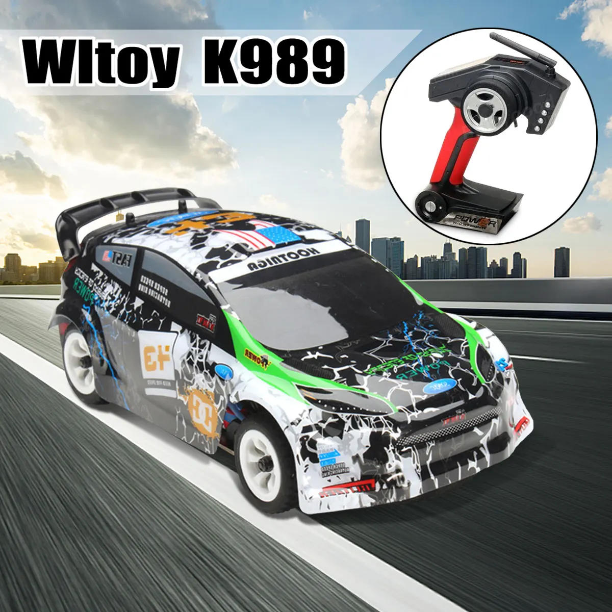 Wltoys гоночный автомобиль модель K989 1/28 2,4G 4WD матовый Радиоуправляемый автомобиль с дистанционным управлением RTR Дрифт сплав высокое качество игрушки модели для детей