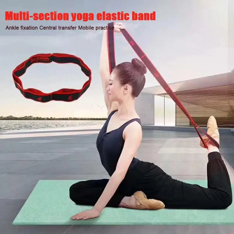 

Yoga Rally Belt Pilates Strength Resistance Band Crossfit Elastic Latex band Exercise Pull Rope Gym Training Fitness Equipment