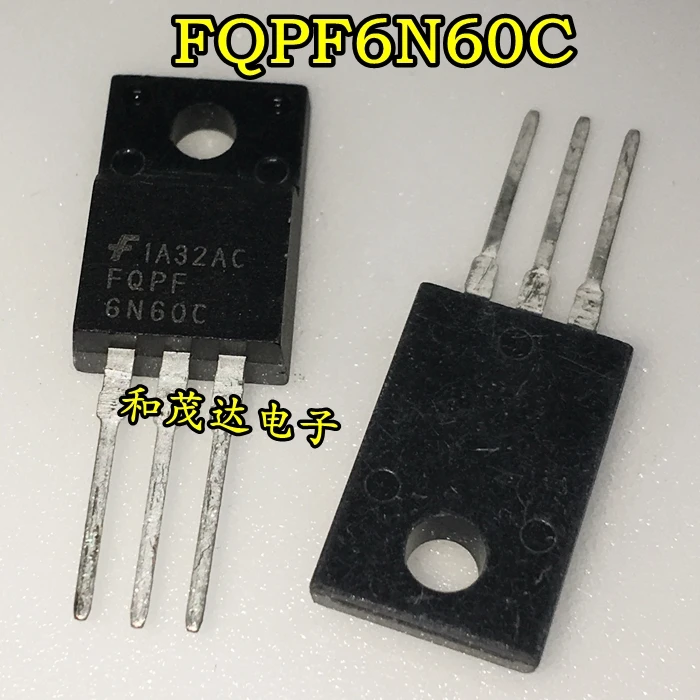 5 шт/FQPF6N60C 6N60C TO-220 TO220