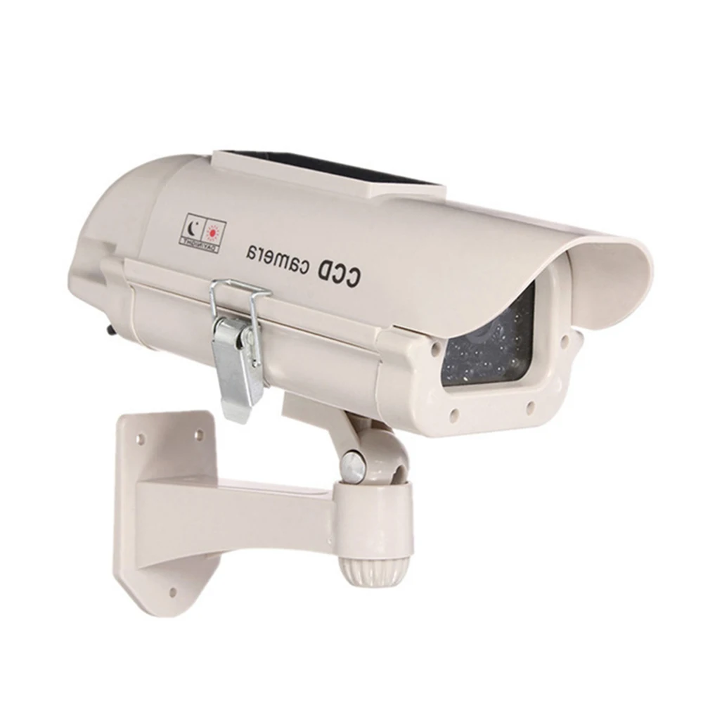 Cámara de seguridad con luz LED IR falsa para exteriores, sistema de vigilancia CCTV, simulador de energía Solar, para uso en exteriores - AliExpress Mobile