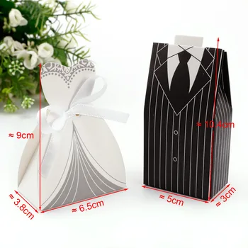 

DIY Chocolate Gift Box Bonbonniere for Gift Wedding Party Birthday Bridal Shower Decoration Wedding Dragee Boxes
