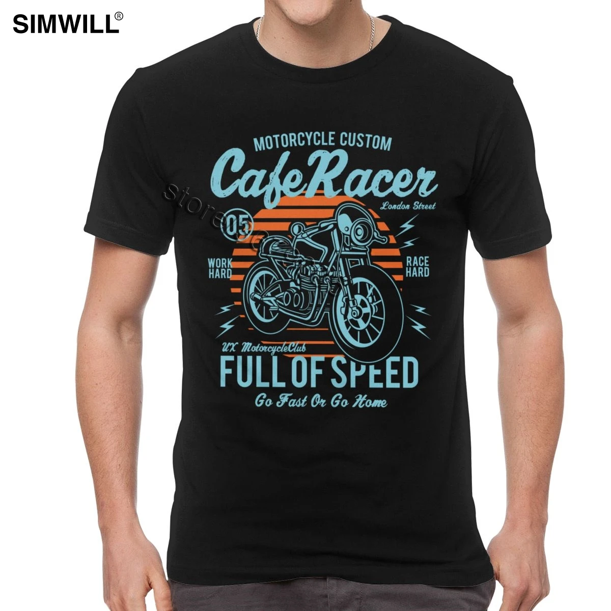 Camiseta Corte Clásico Camiseta Moto Cafe Racer Boxer Twin - 100% Algodón,  Serigrafía Calidad, Tallas S-XXXL Playera Motera Öko-Tex 100, image size:1200x1200