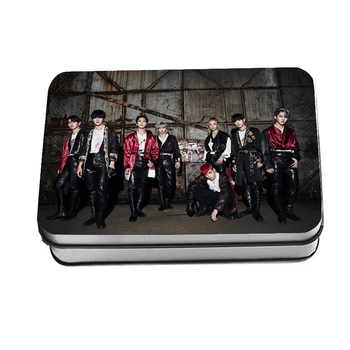 

KPOP Stray Kids Repackage Album IN LIFE Polaroid Lomo Card Photo K-pop Straykids Fan Collection Gift Metal Box Card 40Pcs/Box