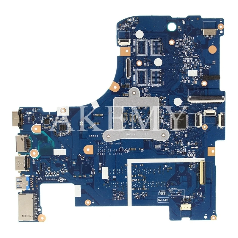 NM-A491 материнская плата для ноутбука lenovo 300-17ISK SR2EU I3-6100U процессор UMA MB