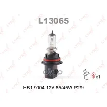 Лампа Галогеновая Hb1 9004 12v 65/45w P29t L13065 LYNXauto арт. L13065