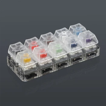 

10 Key Translucent Keycaps Testing Tool Kailh Box Switches Keyboard Tester R9UA
