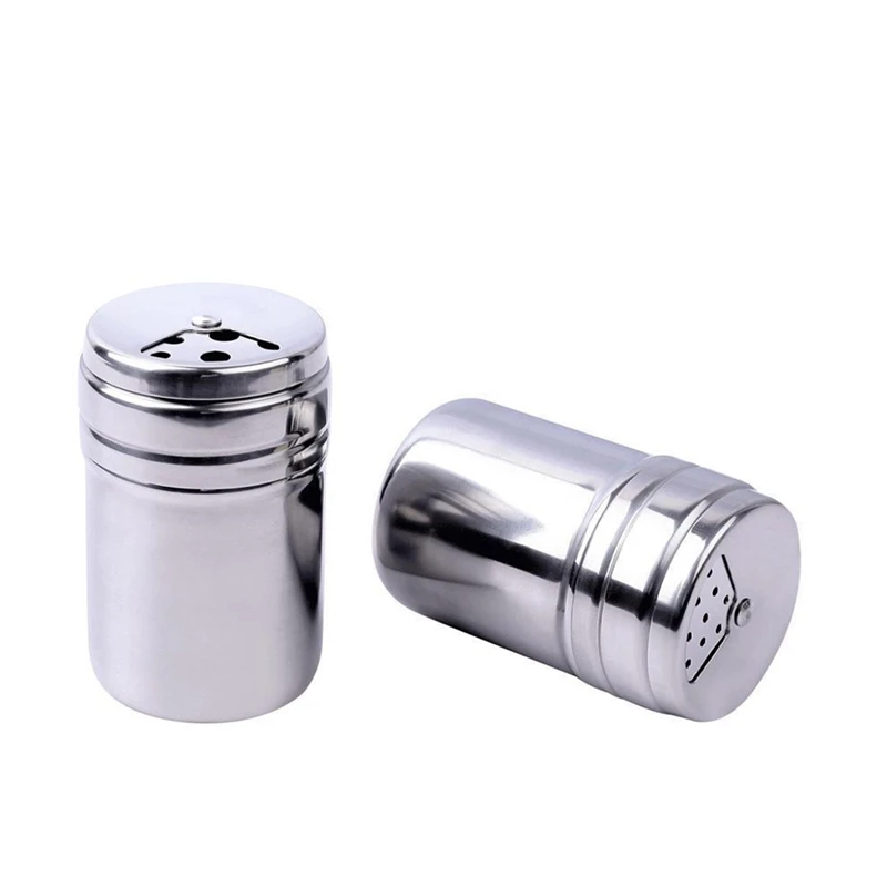 ABZB-Outdoor Tableware Stainless Steel Seasoning Cans Bottles For Camping Trip Kitchen Outdoor Cooking Bbq Cookware