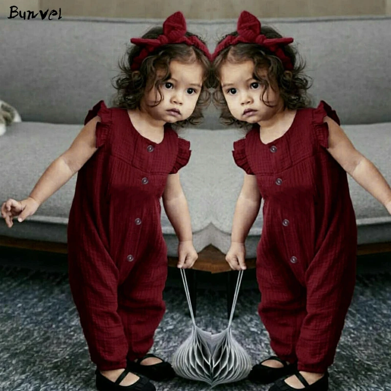 Комбинезон для новорожденных с рукавами фонариками и оборками|Ромперы| |